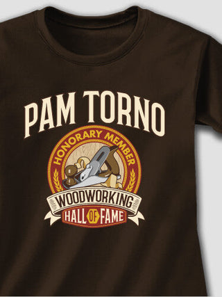 Woodworking Hall Of Fame : Adult Ladies Fitted T-Shirt