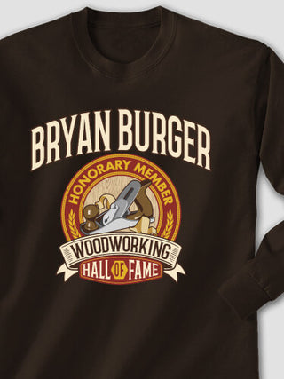 Woodworking Hall Of Fame : Printed Long Sleeves