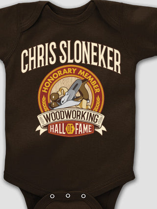 Woodworking Hall Of Fame : Printed Baby Bodysuits