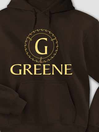 Woodworking Monogram : Printed Hoodies