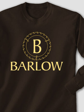 Woodworking Monogram : Printed Long Sleeves