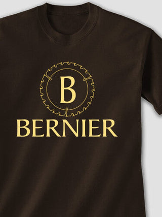 Woodworking Monogram : Printed T-Shirts