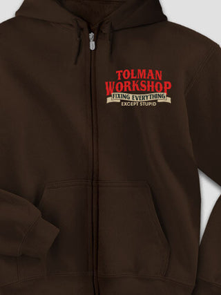 Workshop : Embroidered Zip Hoodies