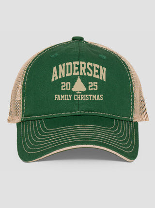 Christmas Varsity : Embroidered Trucker Hats