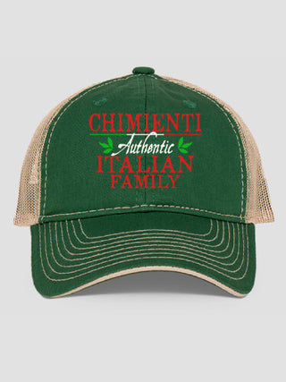 Italian Family : Embroidered Trucker Hats