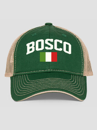 Italian Flag Varsity : Embroidered Trucker Hats