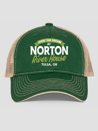 Livin' The Dream River House : Embroidered Trucker Hats