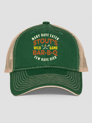 Wild Game Few Have Died BBQ : Embroidered Trucker Hats