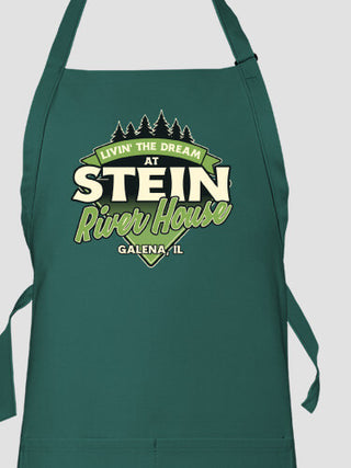 Livin' The Dream River House : Printed Aprons