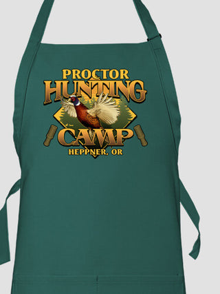Pheasant Hunting Camp : Printed Aprons