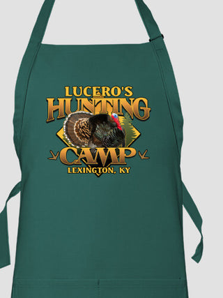 Turkey Hunting Camp : Printed Aprons