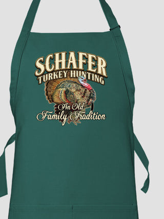 Turkey Hunting Family Tradition : Printed Aprons