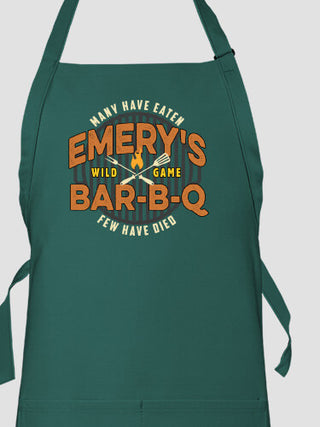 Wild Game Few Have Died BBQ : Printed Aprons