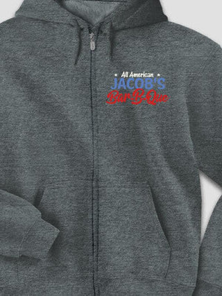 All American BBQ : Embroidered Zip Hoodies