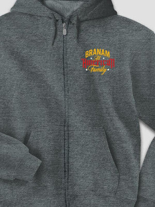 All-American Family : Embroidered Zip Hoodies