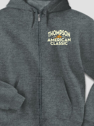 American Classic : Embroidered Zip Hoodies