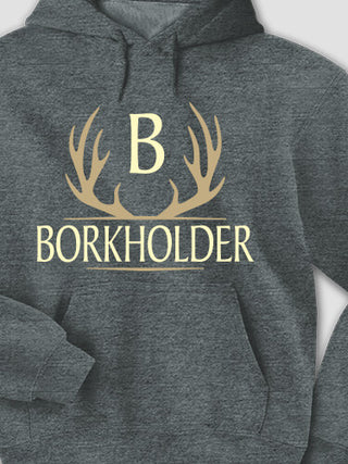 Antler Monogram : Printed Hoodies