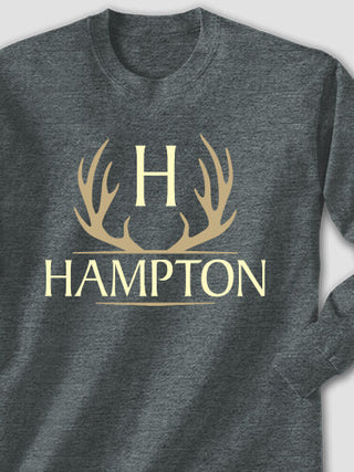 Antler Monogram : Printed Long Sleeves