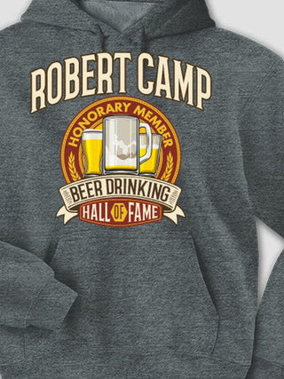 Beer Drinking Hall Of Fame : Printed Hoodies
