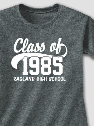 Class Of : Adult Ladies Fitted T-Shirt