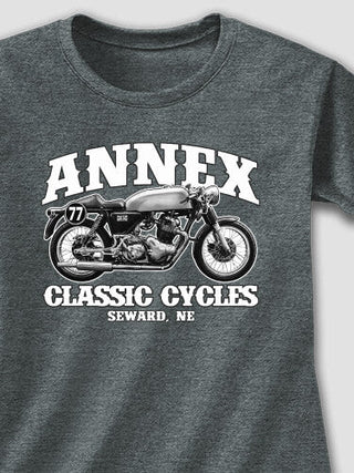 Classic Cycles : Adult Ladies Fitted T-Shirt
