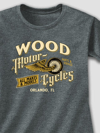 Classic Motorcycles : Adult Ladies Fitted T-Shirt