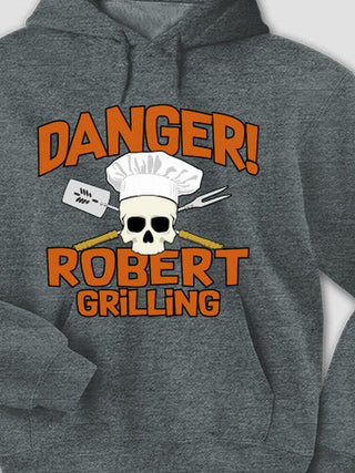 Danger Grilling : Printed Hoodies