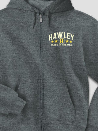Eagle Monogram : Embroidered Zip Hoodies