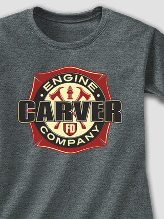 Engine Company : Adult Ladies Fitted T-Shirt