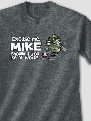 Excuse Me Fish : Printed T-Shirts