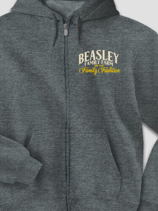 Farming Family Tradition : Embroidered Zip Hoodies