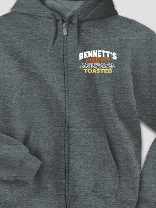 Fire Pit : Embroidered Zip Hoodies