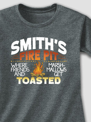 Fire Pit : Adult Ladies Fitted T-Shirt