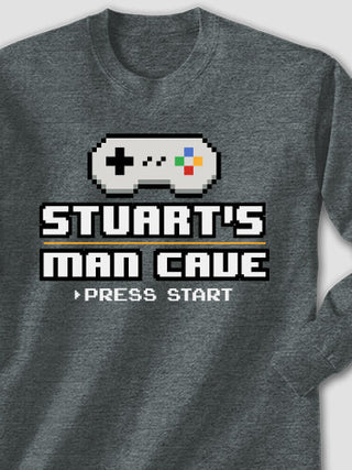Gamer Man Cave : Printed Long Sleeves