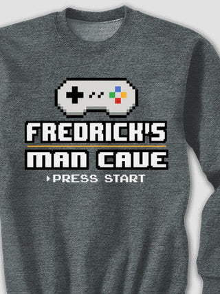 Gamer Man Cave : Printed Sweatshirts
