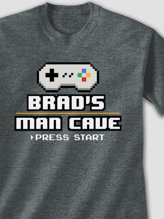 Gamer Man Cave : Printed T-Shirts