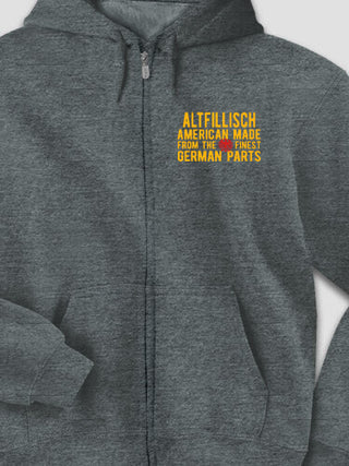 German Parts : Embroidered Zip Hoodies