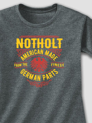 German Parts : Adult Ladies Fitted T-Shirt