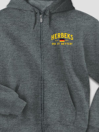 Germans Do It Better : Embroidered Zip Hoodies