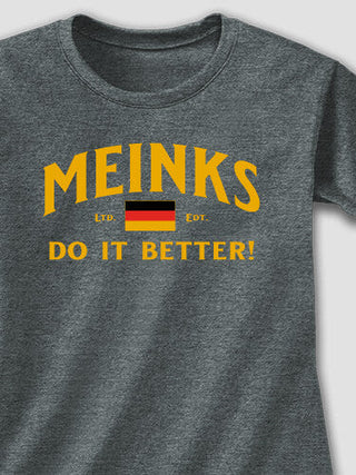 Germans Do It Better : Adult Ladies Fitted T-Shirt