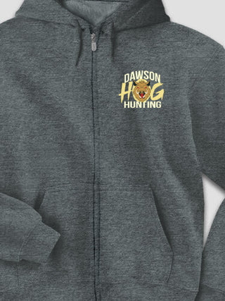 Hog Hunting : Embroidered Zip Hoodies