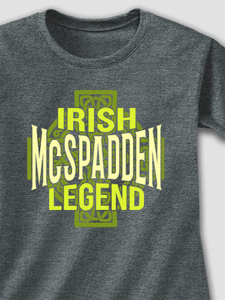 Irish Legend : Adult Ladies Fitted T-Shirt