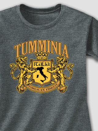 Italian Crest : Adult Ladies Fitted T-Shirt