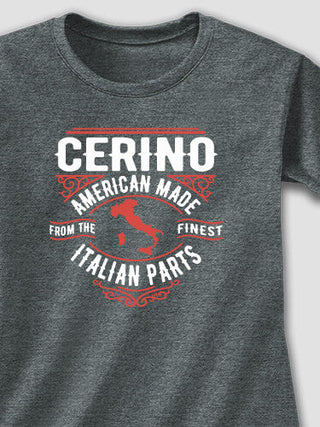 Italian Parts : Adult Ladies Fitted T-Shirt