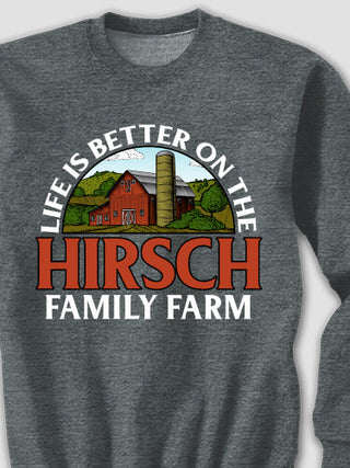Life Is Better Farm : Printed Sweatshirts