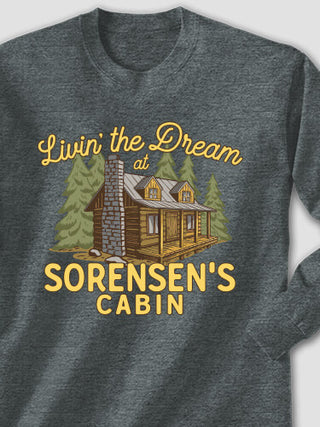 Livin' The Dream Cabin : Printed Long Sleeves