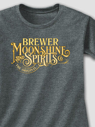 Moonshine and Spirits : Adult Ladies Fitted T-Shirt
