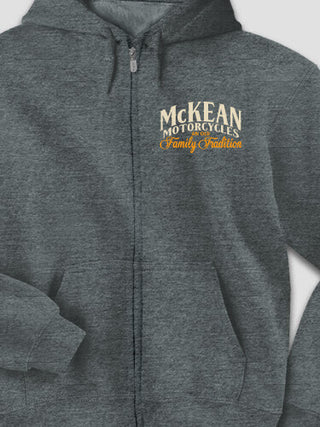 Motorcycle Family Tradition : Embroidered Zip Hoodies