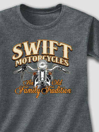 Motorcycle Family Tradition : Printed T-Shirts