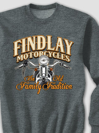 Motorcycle Family Tradition : Printed Sweatshirts